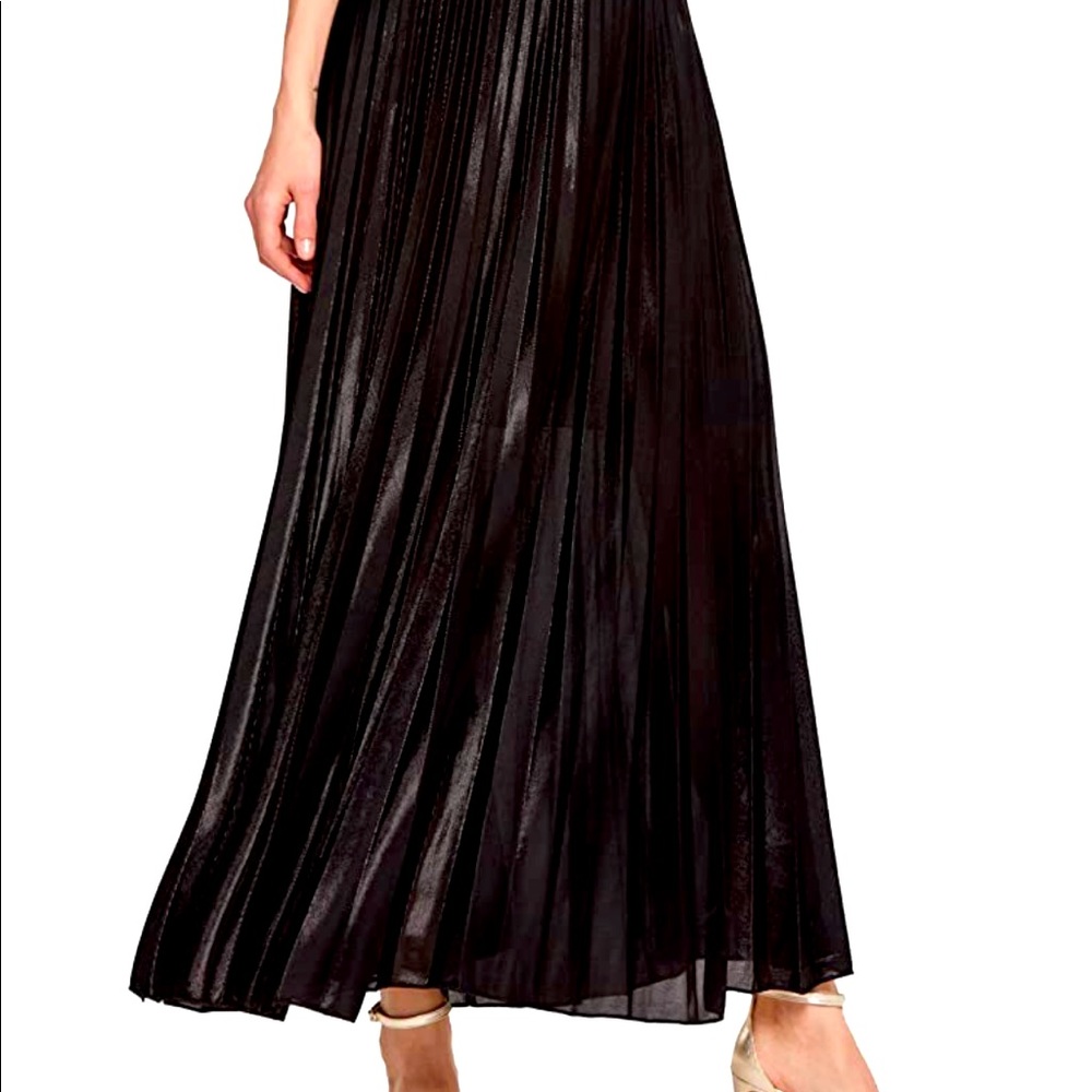 Women’s Accordion Pleated Maxi Skirt -New